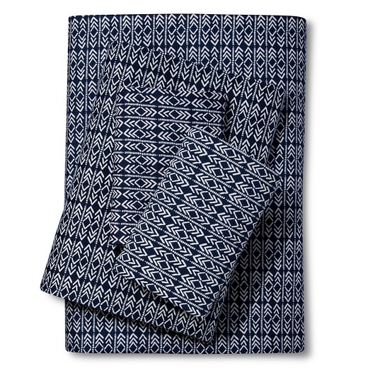 Printed Arrow Sheet Set Navy (Full) Xhilaration Target