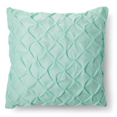Green Twist & Tuck Throw Pillow (Euro) - Xhilaration : Target