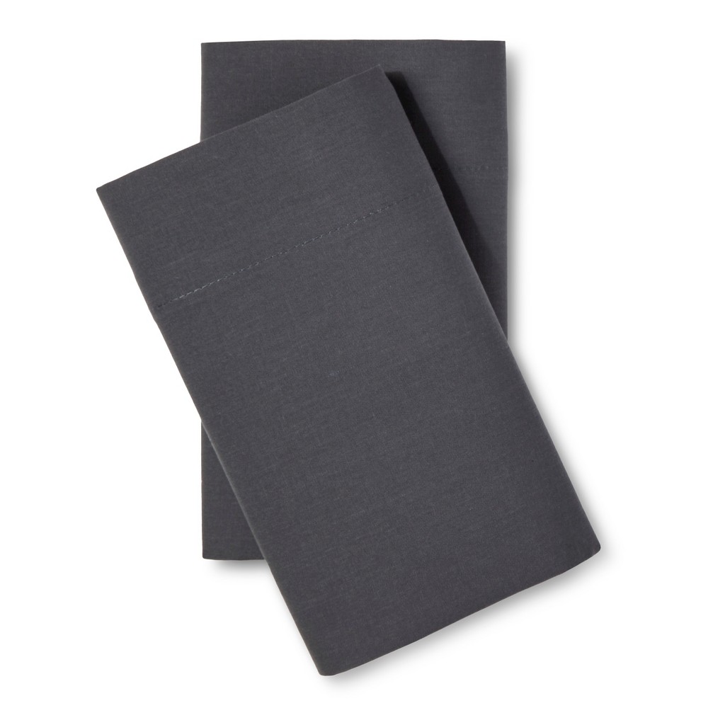 Easy Care Pillowcase (Standard) Light Gray - Room Essentials, Flat Gray