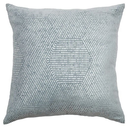 Gray Cotton Throw Pillow - Rizzy Home : Target