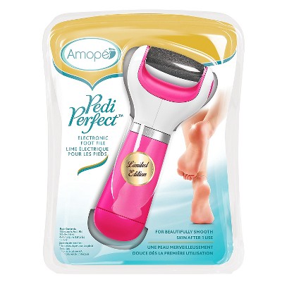 Amope + Pedi Perfect Pink Electric Foot File for Callus Removal