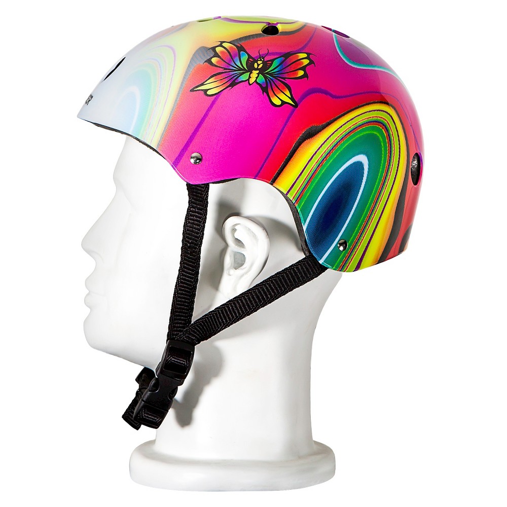 Punisher Skateboards Butterfly Jive Skateboard Helmet - Black