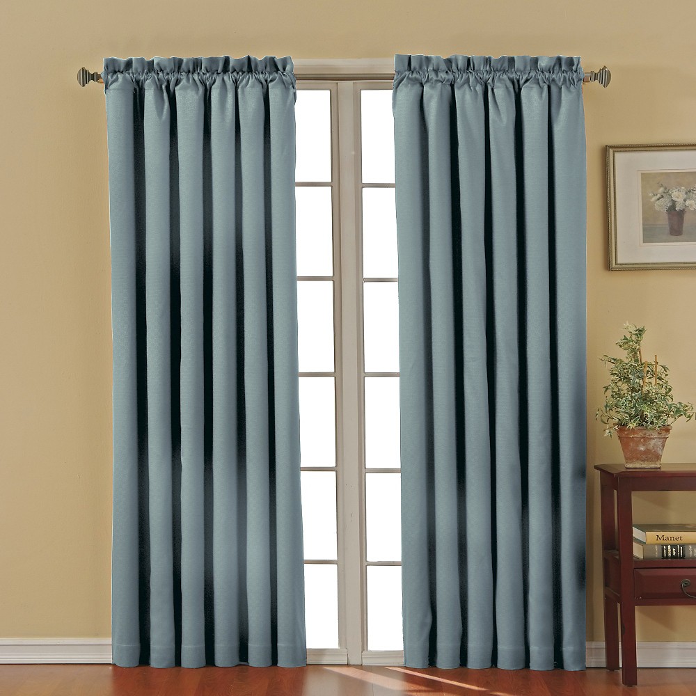 UPC 885308078759 product image for Eclipse Thermaback Canova Blackout Curtain Panel - River Blue | upcitemdb.com