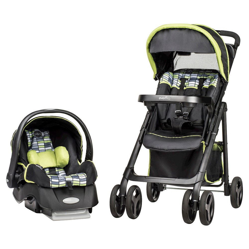 travel system in green