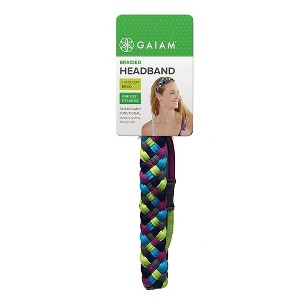 Image of Gaiam Braided Headband - Multi Colored
