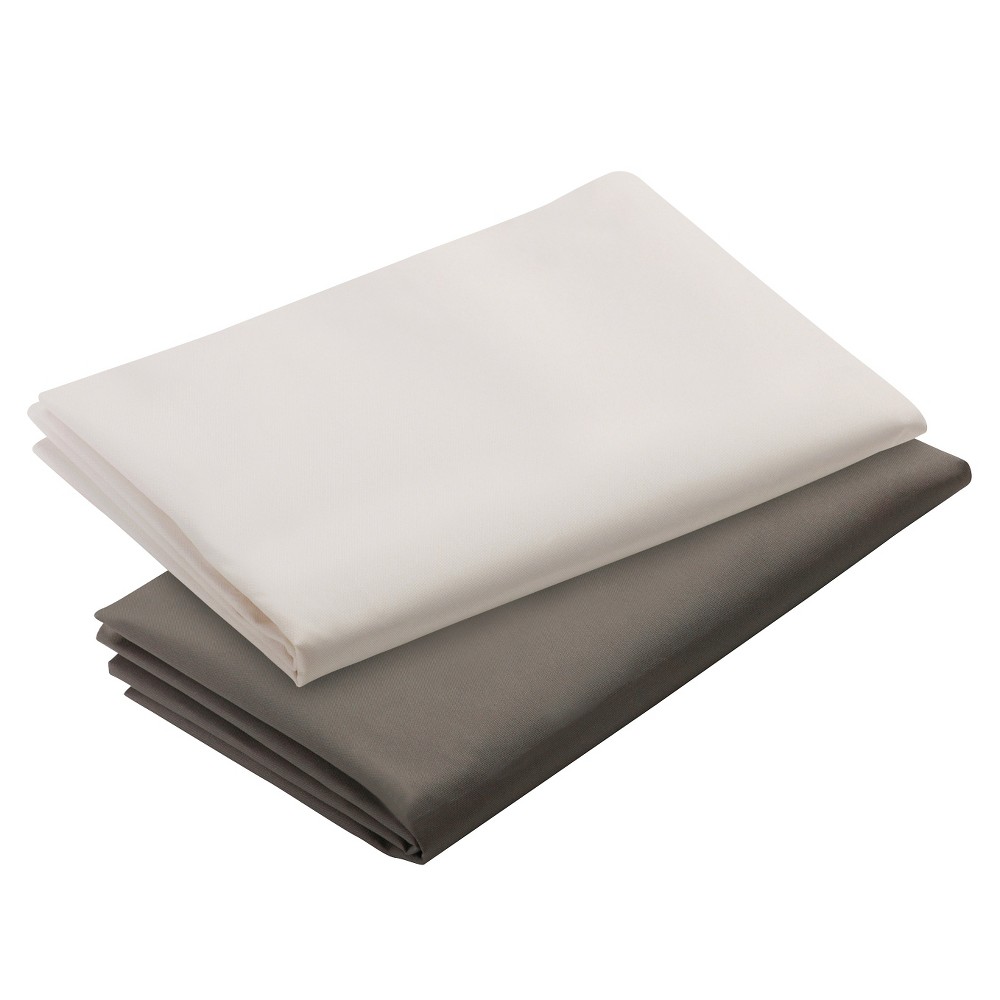 Graco Pack n Play Playard Sheets 2 pk, Brown/Ivory