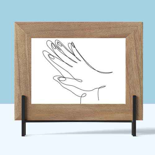 5"x7" Natural Frame with Stand Brown - Project 62™