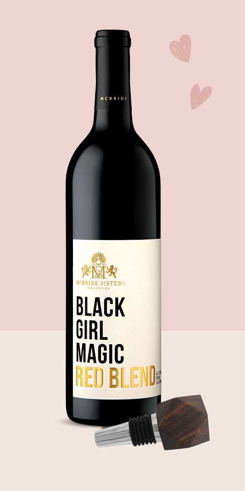 Black Girl Magic Red Blend Wine - 750ml Bottle, Bottle Stopper Aluminum/Wood - Threshold™