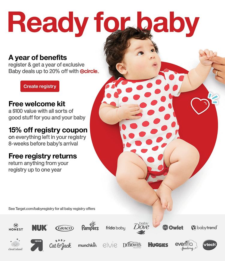 Target 15 off registry 2024 coupon