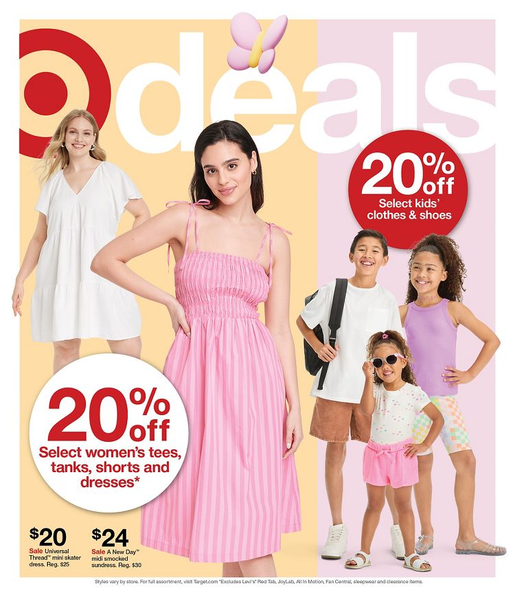 20% Off Mossimo & Xhilaration Women's Apparel at Target (In-Store