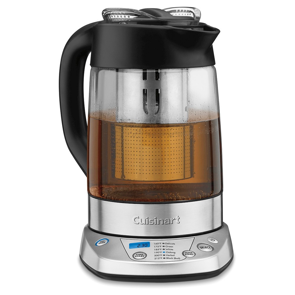 Cuisinart 1.7l Cordless Glass Electric Kettle Stainless Steel - Gk-17n :  Target