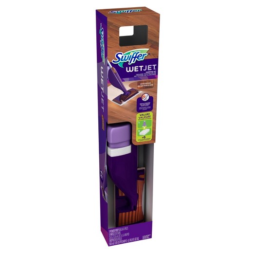 Swiffer WetJet Wood Hardwood Floor Spray Mop Starter Kit : Target - loved 114 times 114