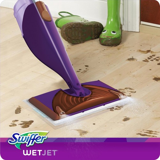 Swiffer WetJet Wood Hardwood Floor Spray Mop Starter Kit : Target - loved 114 times 114