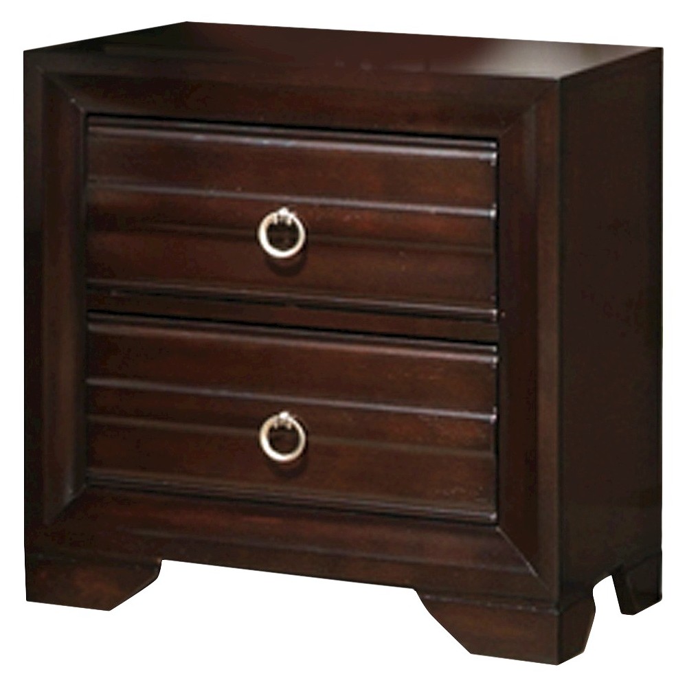 Charlestown Nightstand Brown - Home Source