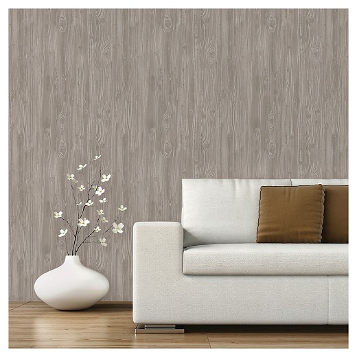 Devine Color Textured Driftwood Peel & Stick Wallpaper Mirage Target