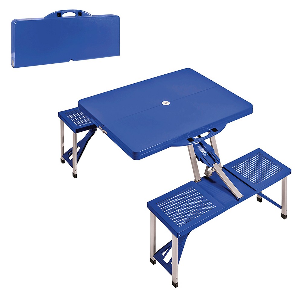 Portable Picnic Table and Seats - Blue