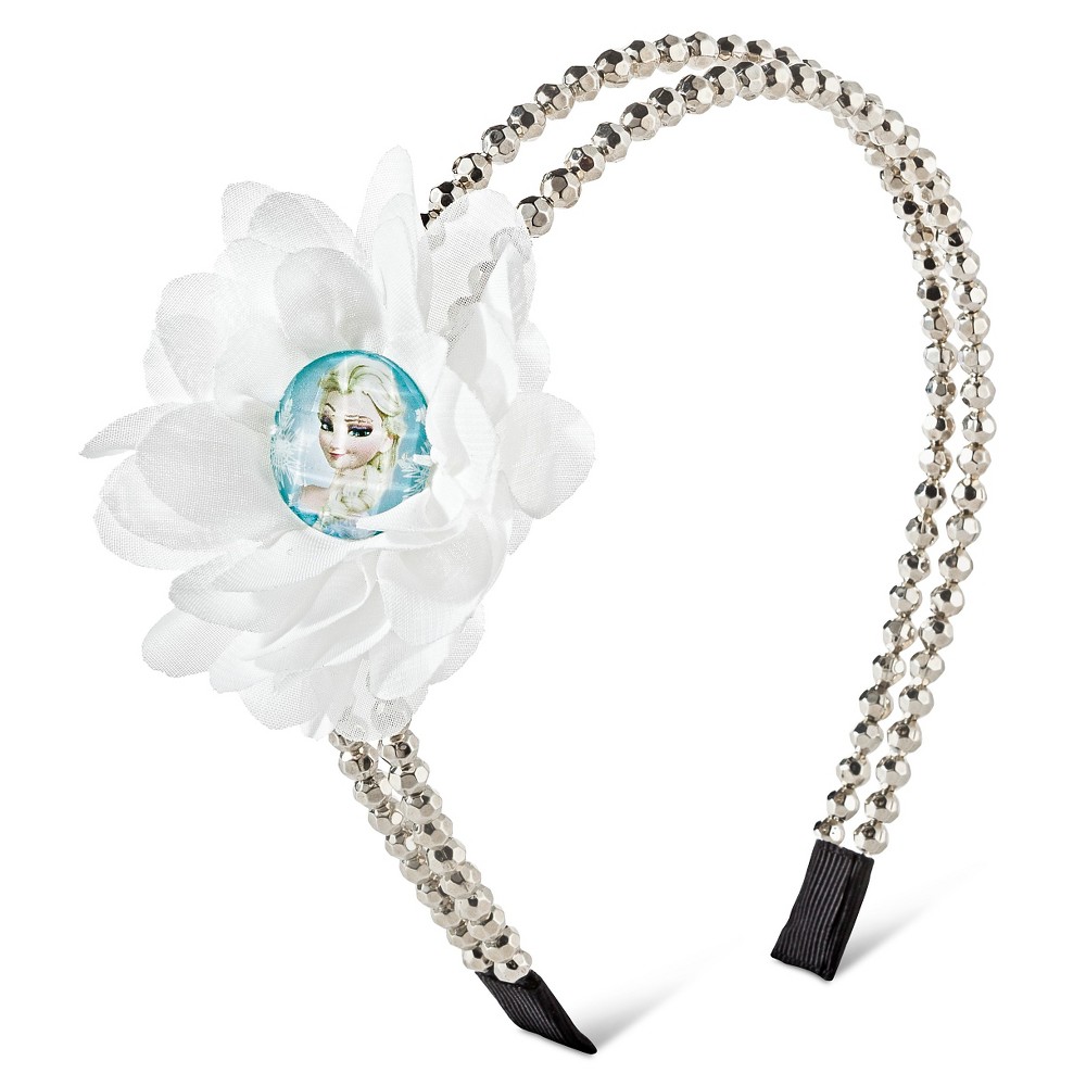 Frozen Girls Beaded Headband - Silver