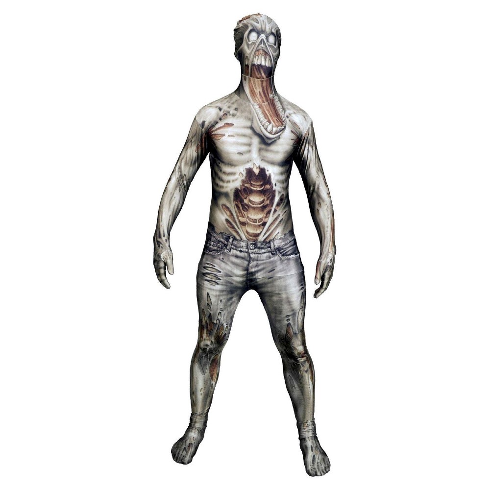 Mens Horror Costume Large, Gray