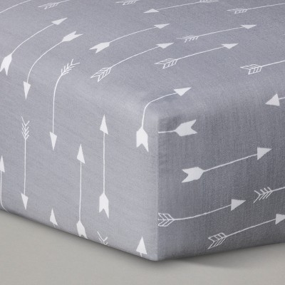 Circo Woven Fitted Crib Sheet Gray Arrows Target Inventory