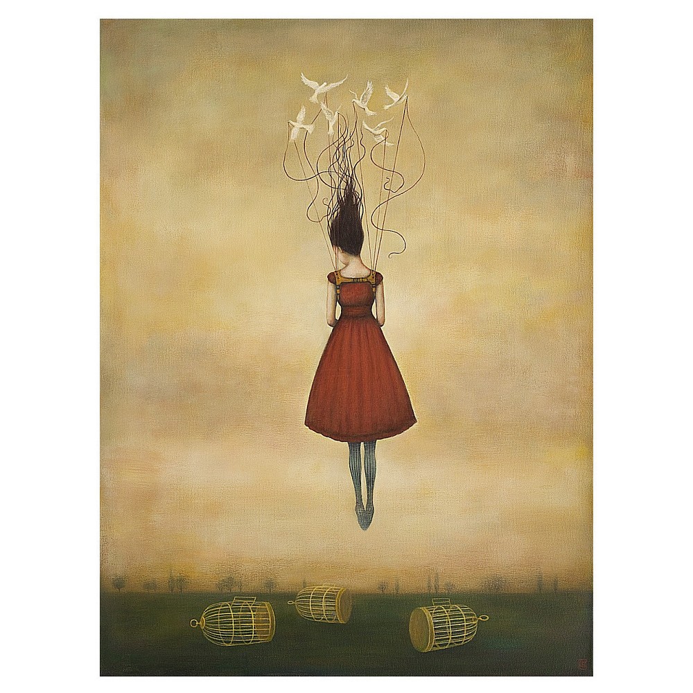 Art.com Suspension of Disbelief by Duy Huynh - Art Print, Brown Shimmer