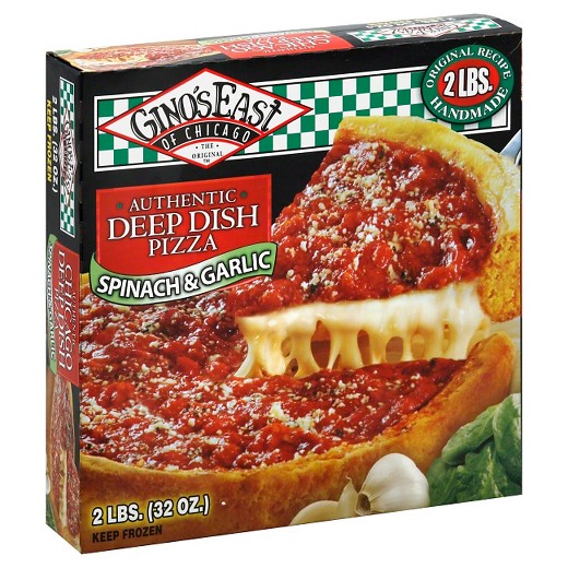 Gino's East Deep Dish Spinach Pizza 32 oz : Target