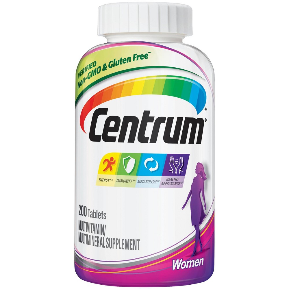 Centrum Women Multivitamin/Multimineral Dietary Supplement Tablets - 200ct