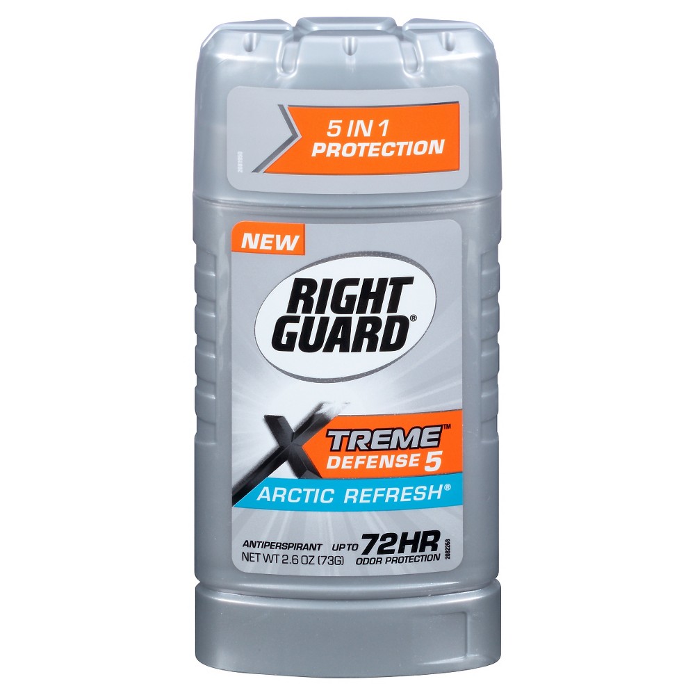 UPC 017000068152 product image for Right Guard Xtreme Defense 5 2.6oz Arctic Refresh Sol, Sizzling Orange | upcitemdb.com