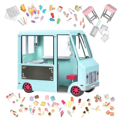 Our Generation Sweet Stop Ice Cream Truck Light Blue Target   47986277