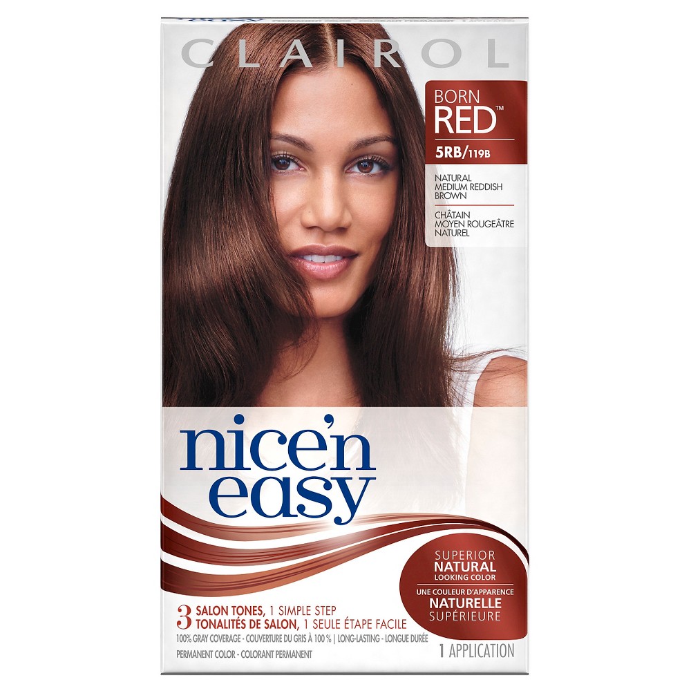 UPC 381519012396 product image for Clairol Nice 'N Easy Hair Color 5RB Natural Medium Reddish Brown | upcitemdb.com