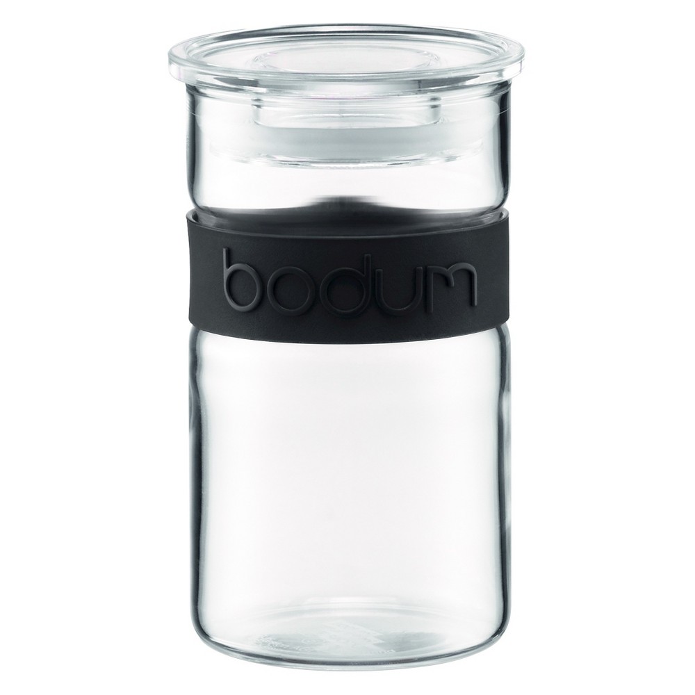 Bodum Presso Food Storage Jar (8oz) -Black, Black