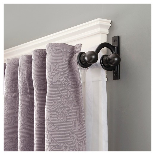 Decorative Double Curtain Rod 5 8" Diameter Kenney Tar
