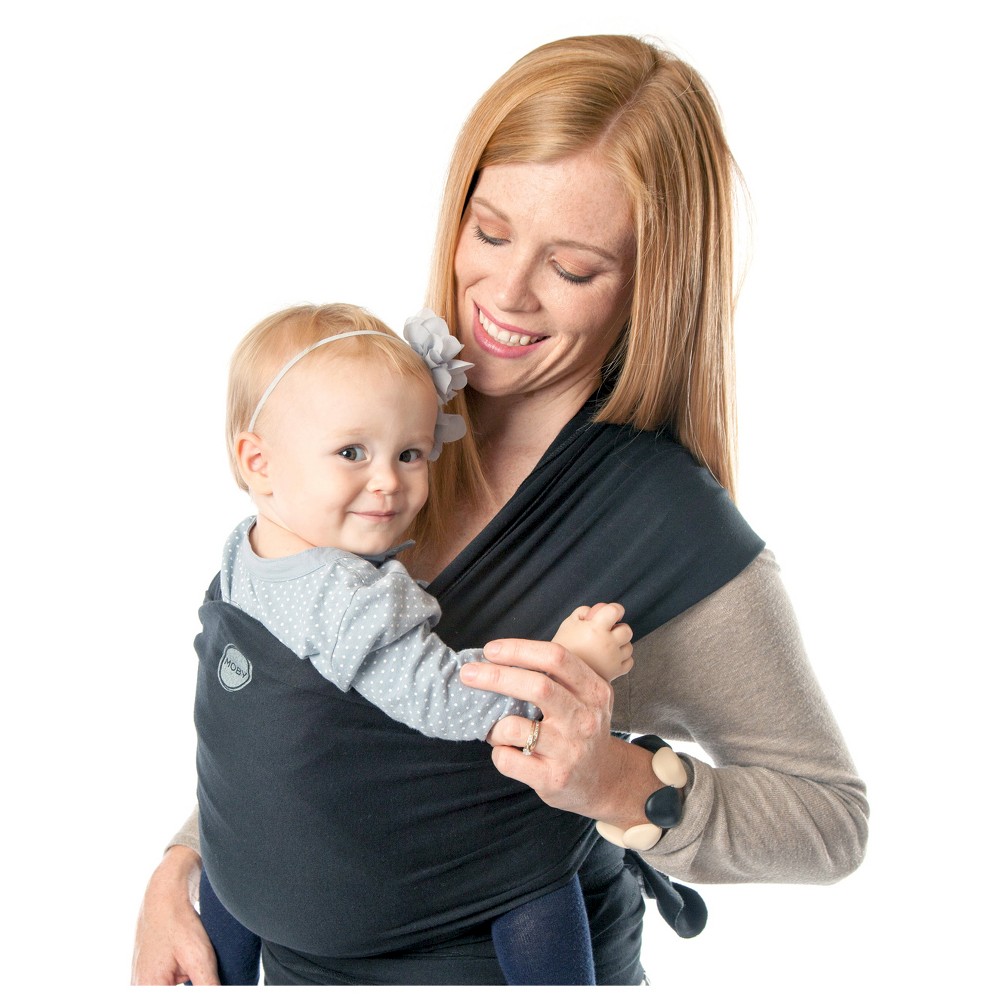 Moby Wrap Bamboo Black, baby wraps