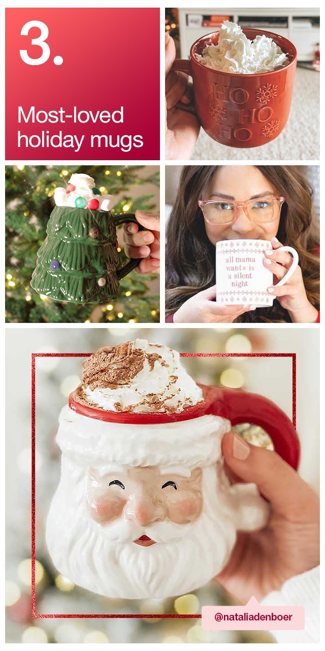 @nataliadenboer. 3. Most-loved holiday mugs.