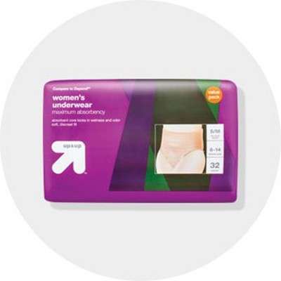 Leakwear Organics Women's Incontinence Underwear - Light Absorbency - Xl -  2pk : Target