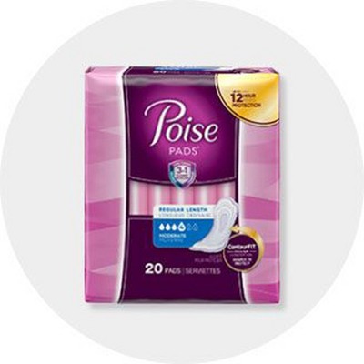 Poise Postpartum Incontinence Bladder Control Pads For Women - Light  Absorbency - Long Length - 24ct : Target