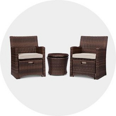 target small space patio furniture