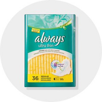 Always Ultra Thin Extra Heavy Overnight Pads : Target
