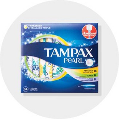 Tampax Pearl Ultra Absorbency With Leakguard Braid Tampons - Unscented -  60ct : Target