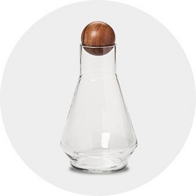 Clear Water Carafe And Glass : Target