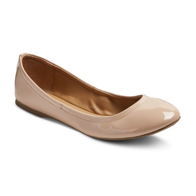 Mossimo Women’s Ona Scrunch Ballet Flats Cognac 9.5