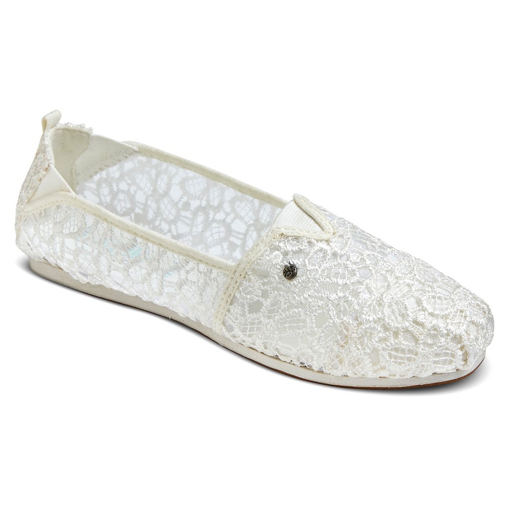 UPC 490961232389 - Women's Mad Love Lydia Lace Slip On Shoes - White 8 ...