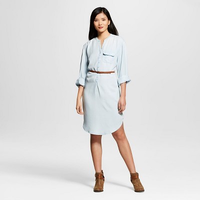 target denim shirt dress