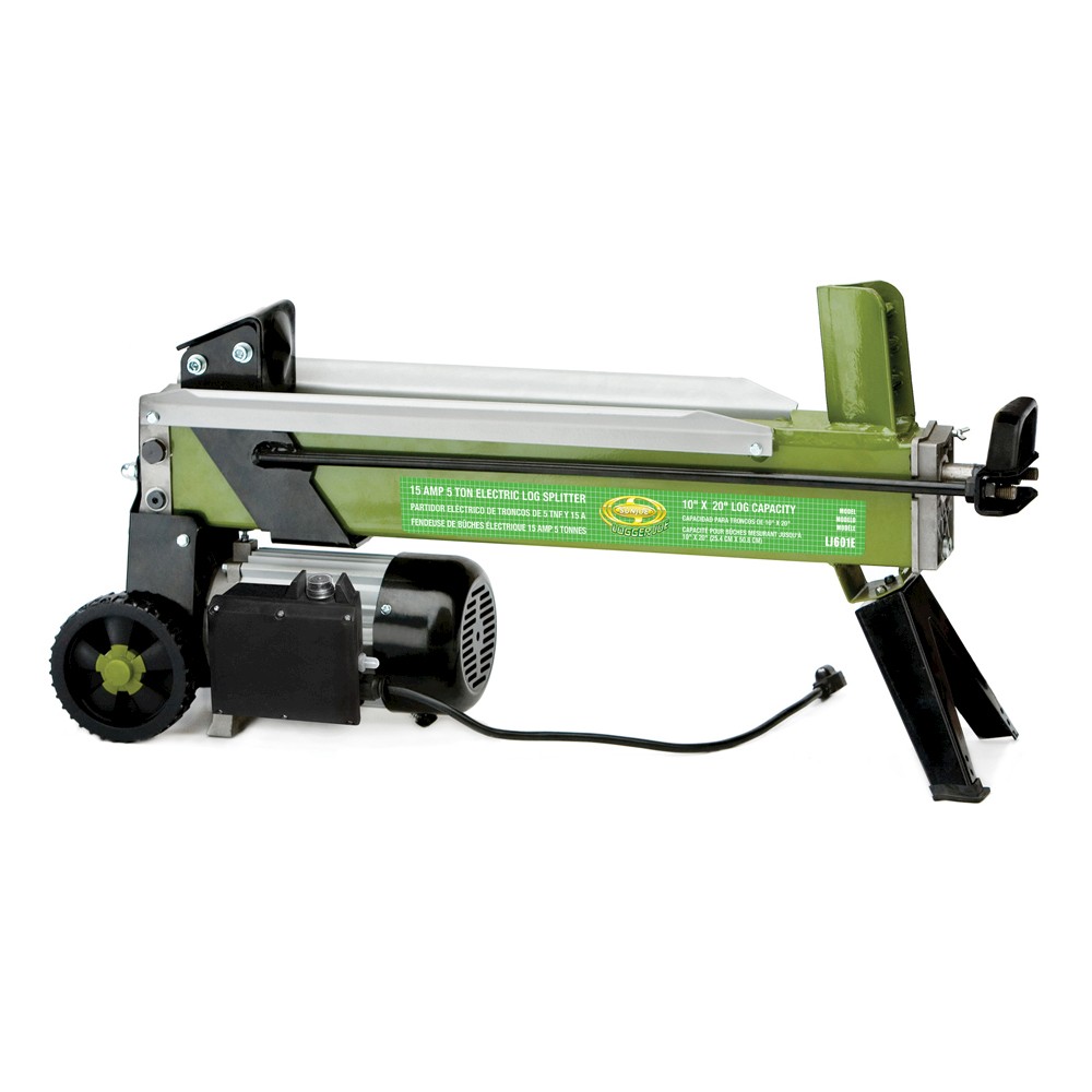 UPC 856890003078 product image for Log Splitter: Sun Joe Logger Joe 15 AMP 5 Ton Electric Log Splitter, Green | upcitemdb.com