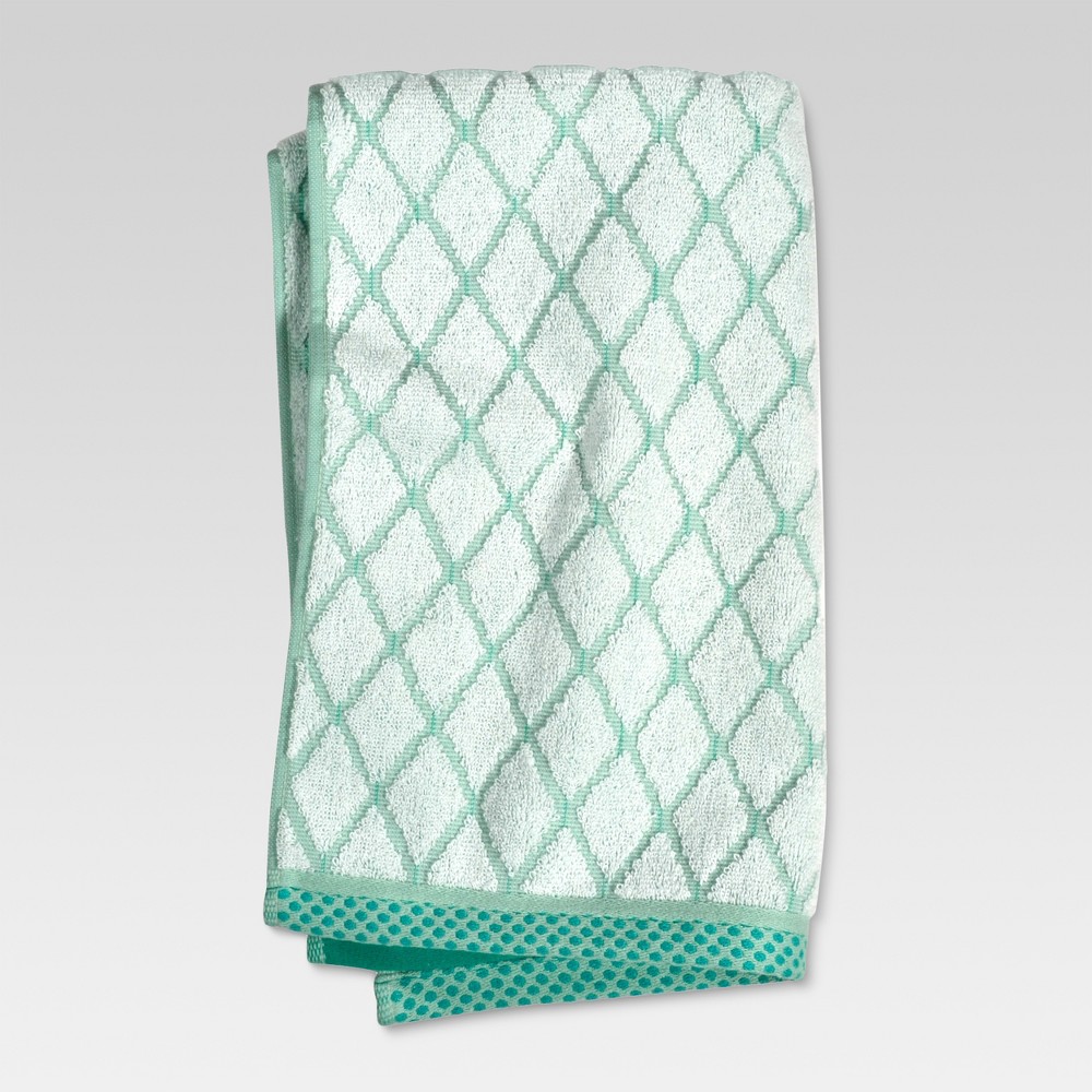 Hand Towels Geo Ikat Green - Threshold