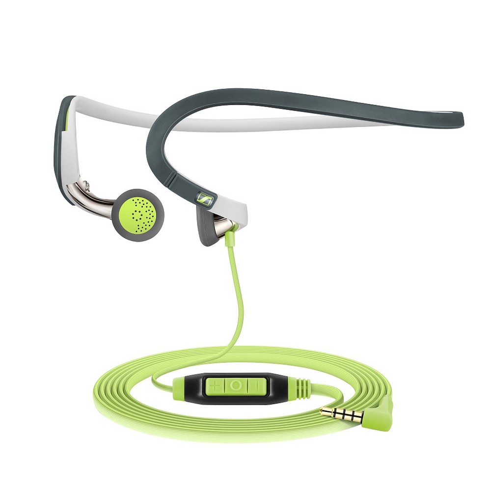 UPC 615104255753 product image for Sennheiser Behind-the-Neck Headphones for Galaxy - Green/Gray (PMX686G) | upcitemdb.com