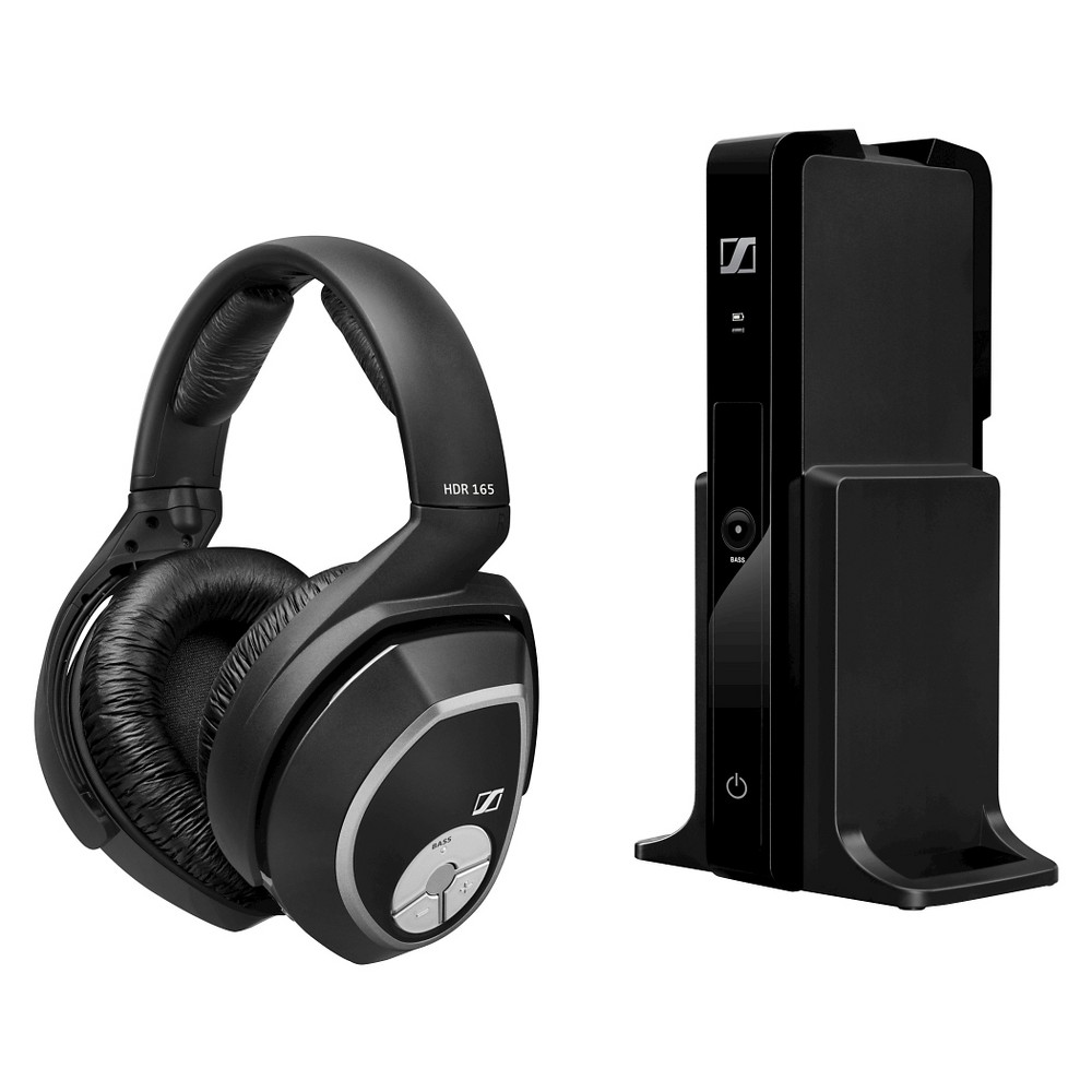 UPC 615104228375 product image for Sennheiser Cordless Headset with Bass Boost Ideal for Television - Black (RS165) | upcitemdb.com