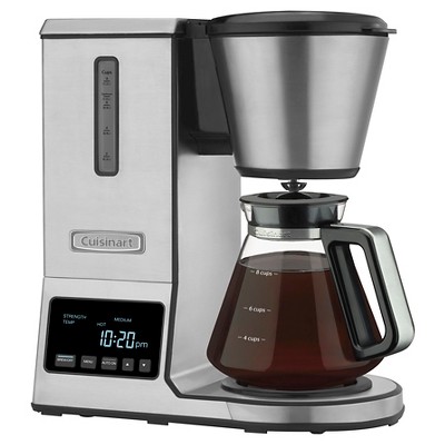 Cuisinart 8 Cup Pour Over Coffee Brewer Coffee Maker - Stainless Steel CPO-800 : Target