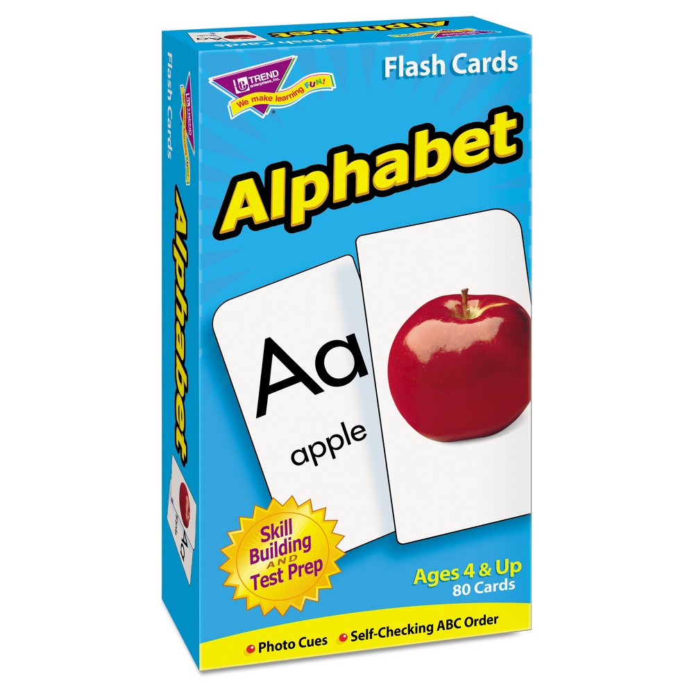 UPC 078628530124 product image for Trend Skill Drill Flash Cards, 3 x 6, Alphabet, Multi-Colored | upcitemdb.com