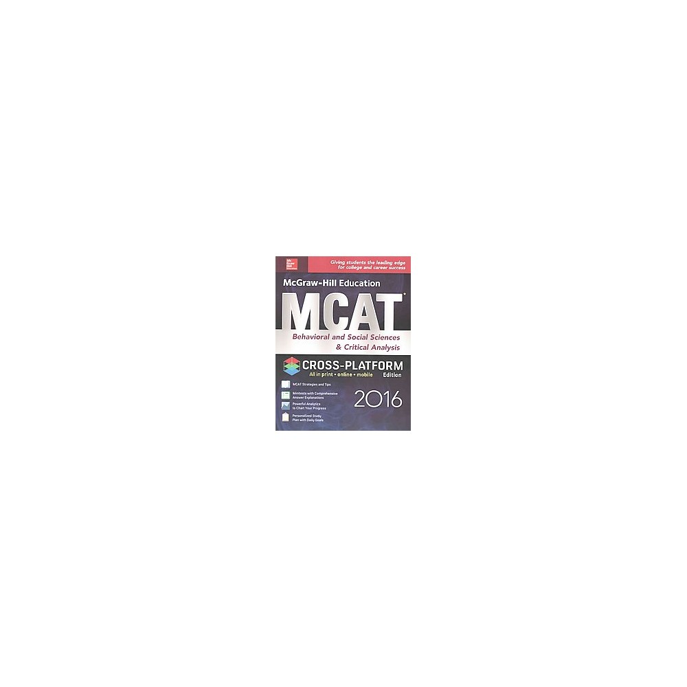 McGraw-Hill Education Mcat 2016 : Behavioral and Social Sciences & Critical Analysis, Cross-Platform