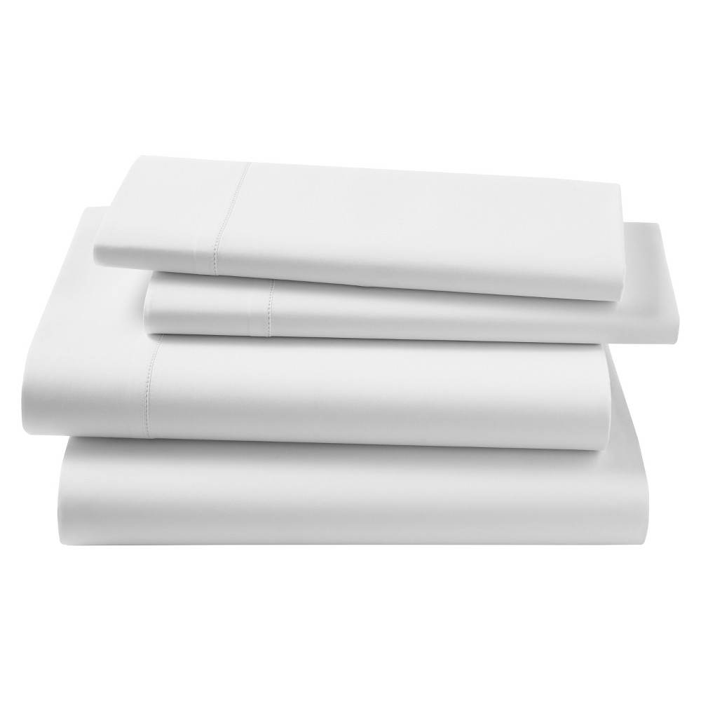 Lisse Bedding Sheet Set - White (King)